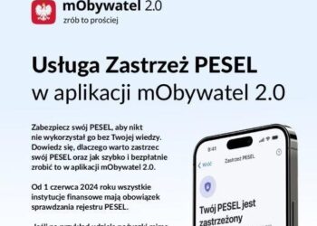 Zastrzeż PESEL i chroń swoje dane w mObywatelu 2.0