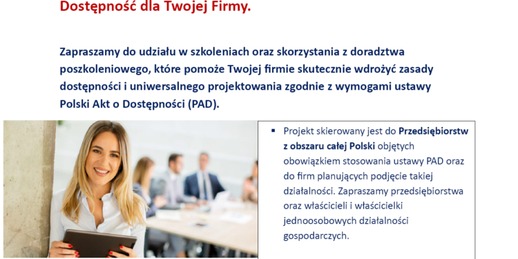 Dyrektywa EAA – szkolenia i doradztwo dla przedsiębiorstw