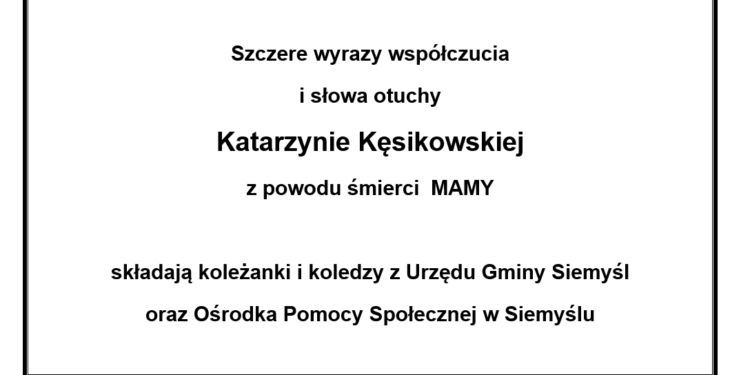 Kondolencje